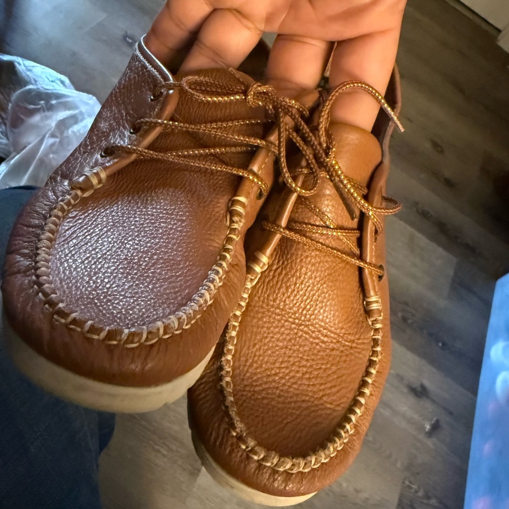 SAS Men's Tan Leather Loafers